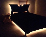 Backlit Batman Bed