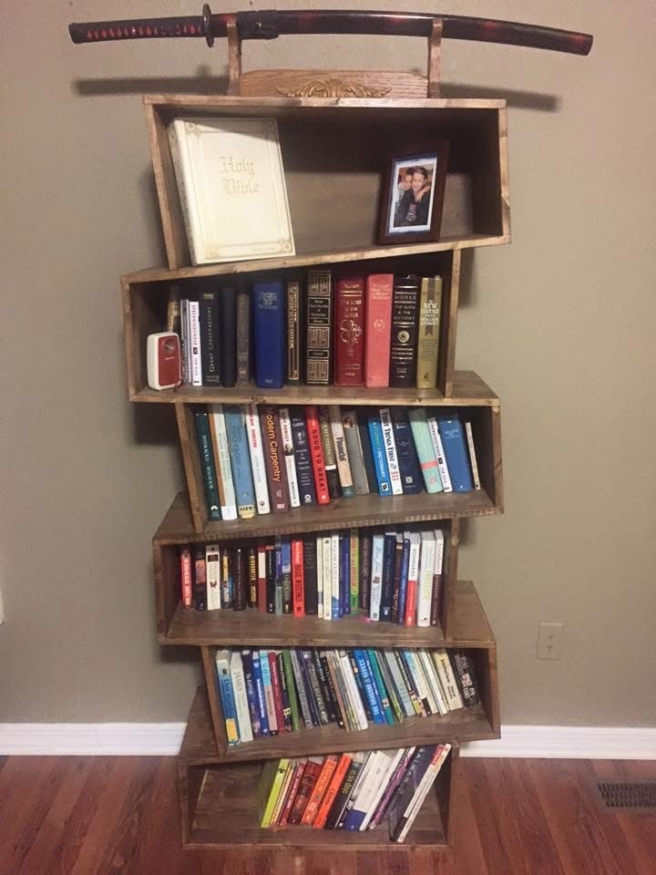 Angle Book Shelf