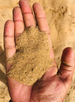 sand or hand