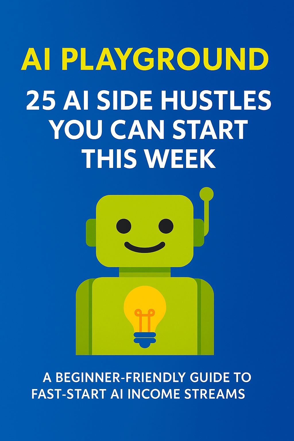 AI Playground: 25 AI Side Hustles You Can Start This Week book cover